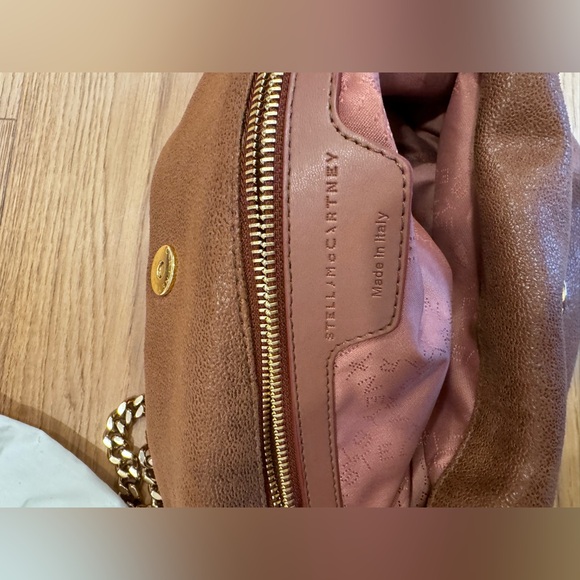 Stella Mccartbey Small Tote Eco Shaggy Deer W/ Gold Color Chain - Picture 8 of 14